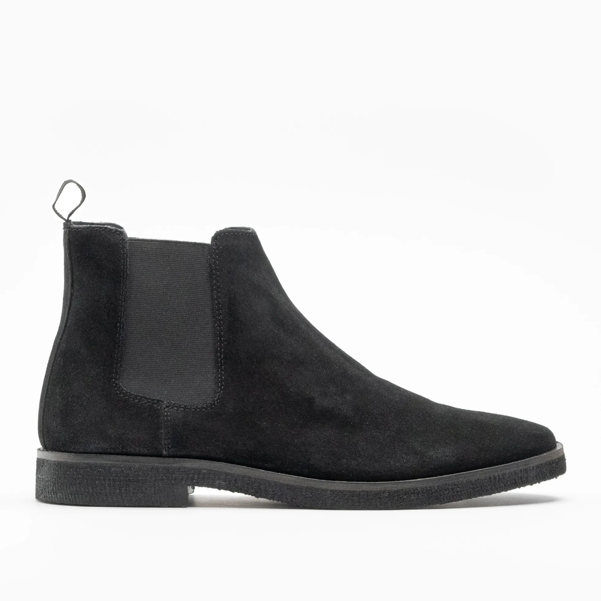 Walk London Hornchurch Chelsea Boot Black Suede Online