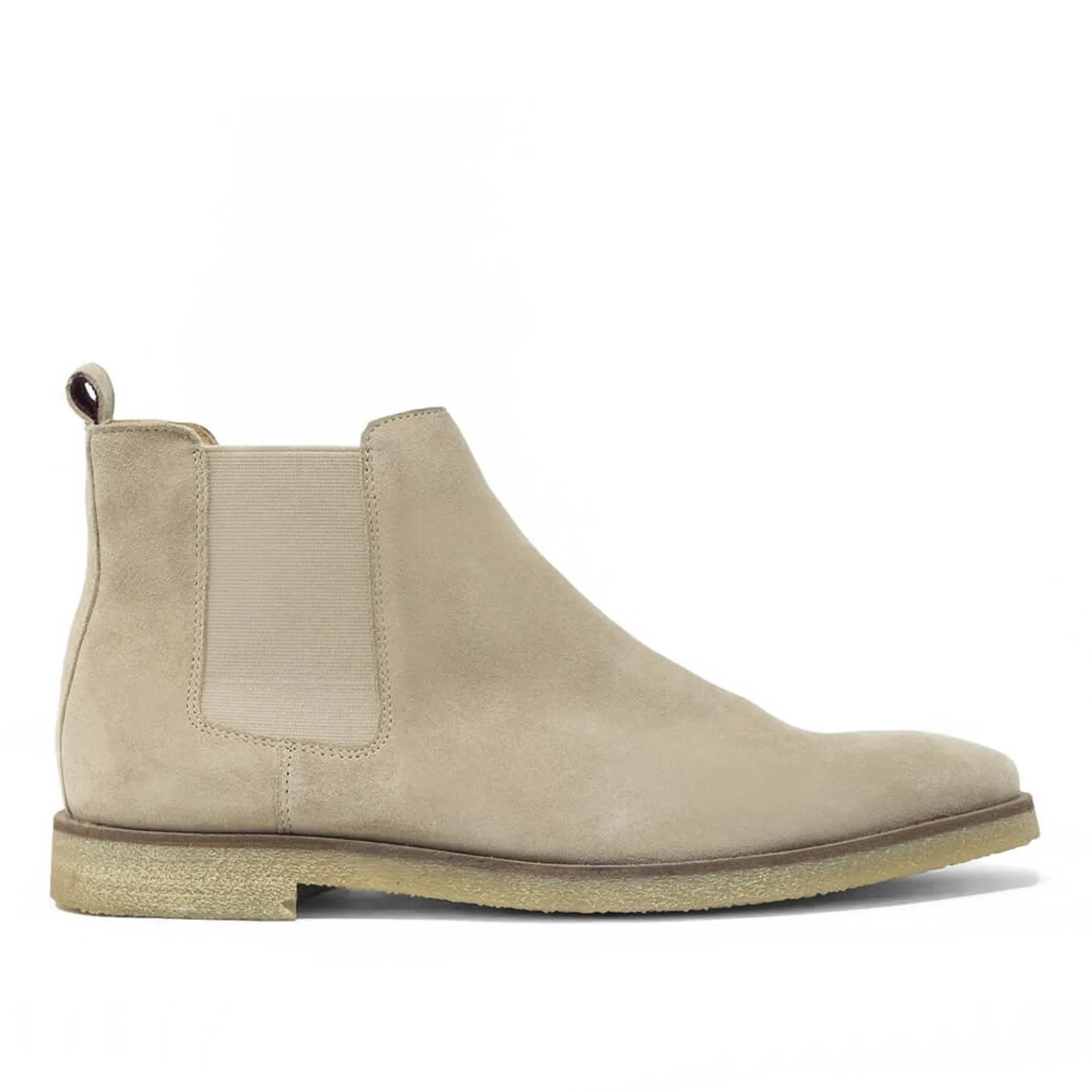 Walk London Hornchurch Chelsea Boot Stone Suede Store