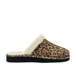 Walk London Isla Slipper Leopard Suede Discount