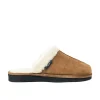 Walk London Isla Slipper Tan Suede New