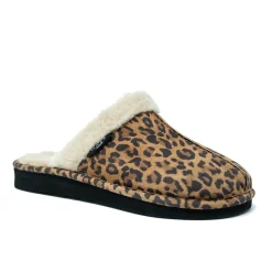 Walk London Isla Slipper Leopard Suede Discount