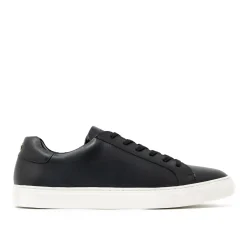 Walk London Kensington Sneaker Black Leather Outlet