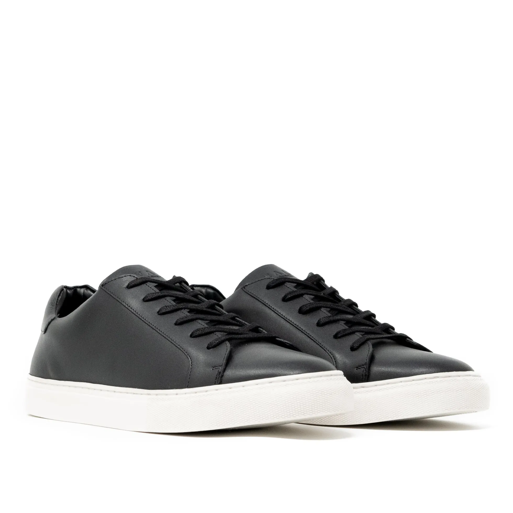 Walk London Kensington Sneaker Black Leather Outlet