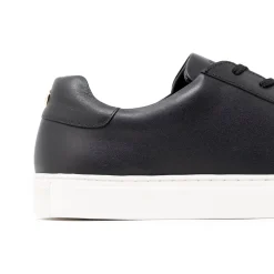 Walk London Kensington Sneaker Black Leather Outlet