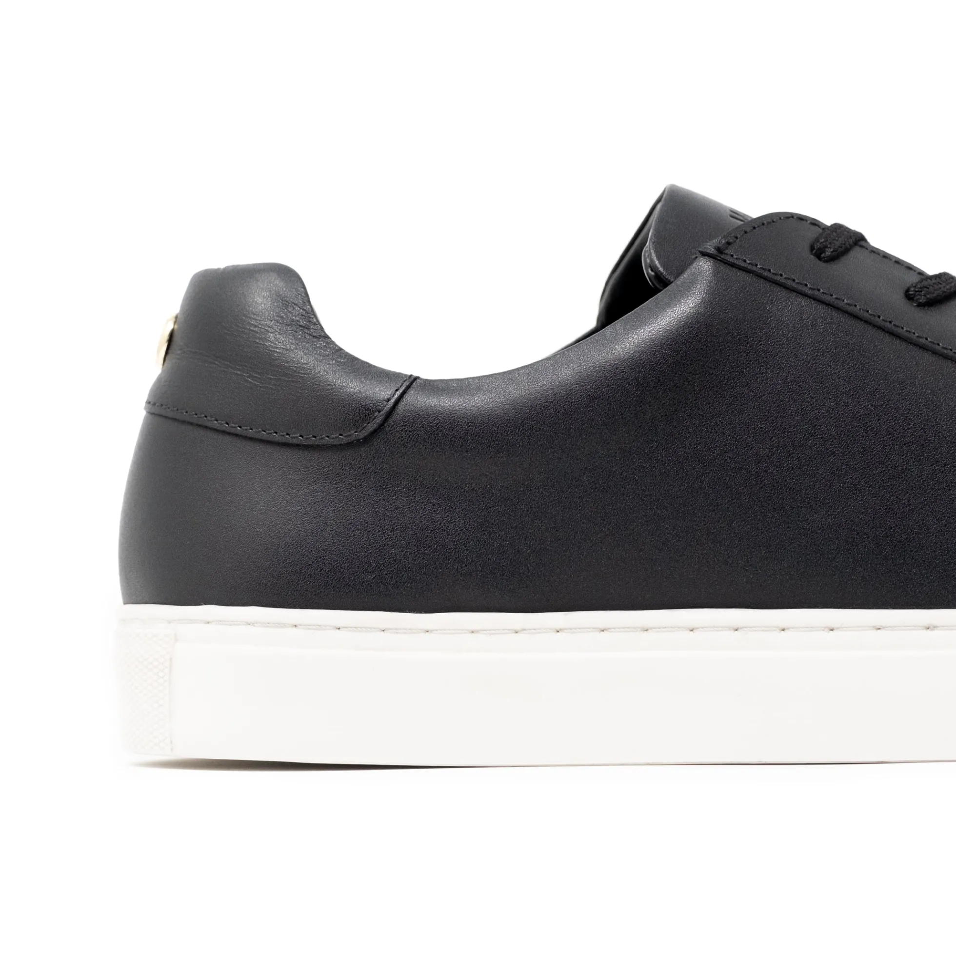 Walk London Kensington Sneaker Black Leather Outlet
