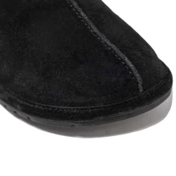 Walk London Langley Slipper Black & Beige Flash Sale