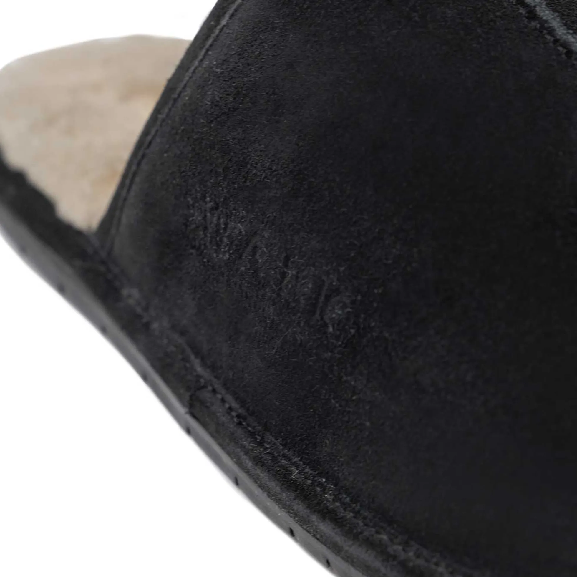 Walk London Langley Slipper Black & Beige Flash Sale