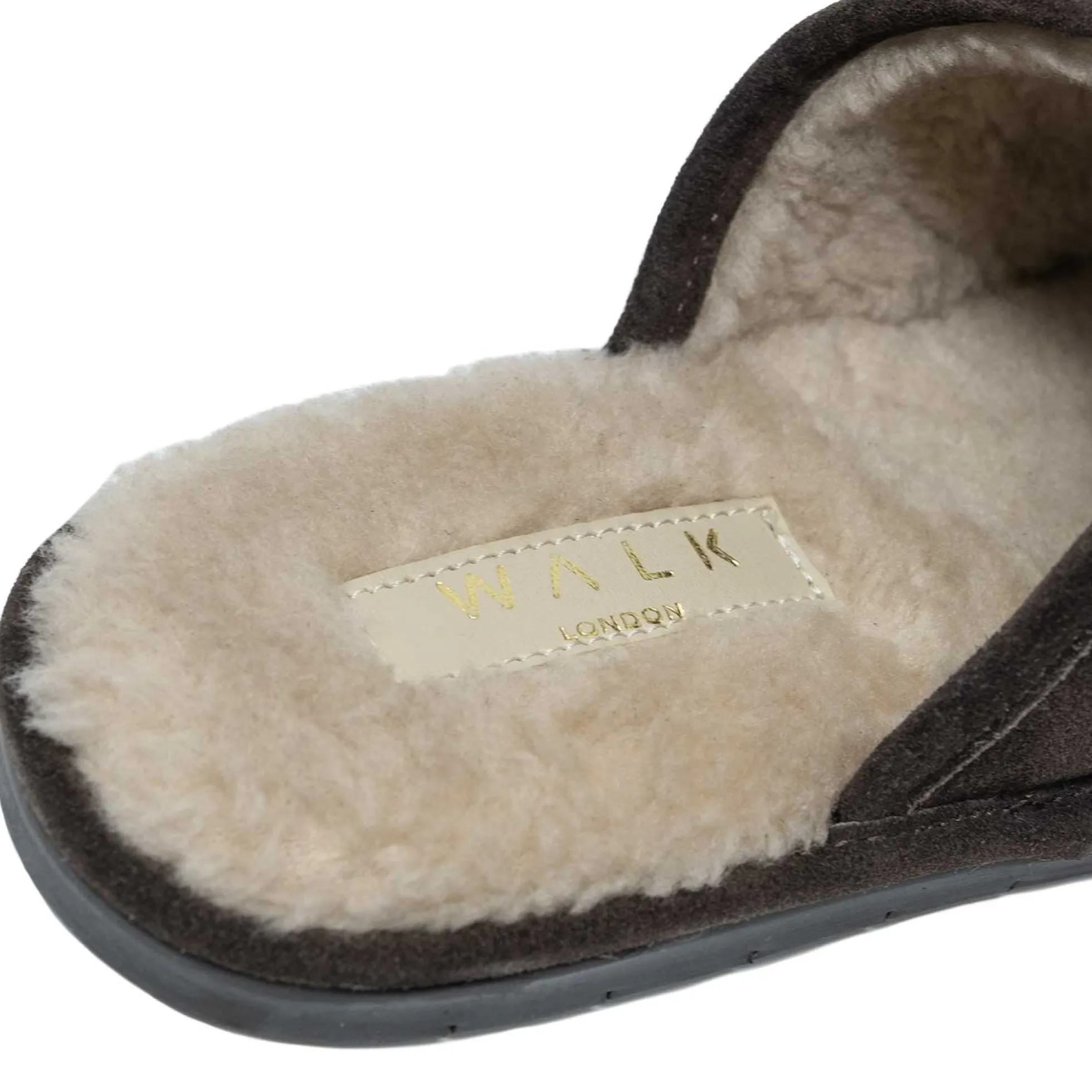 Walk London Langley Slipper Brown & Beige Best Sale