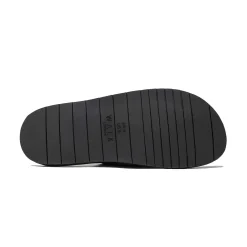 Walk London Langley Slipper Black & Beige Flash Sale