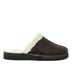 Walk London Leyton Slipper Brown Suede Fashion