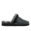 Walk London Leyton Slipper Black Leather Online