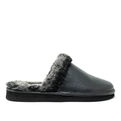 Walk London Leyton Slipper Black Leather Online