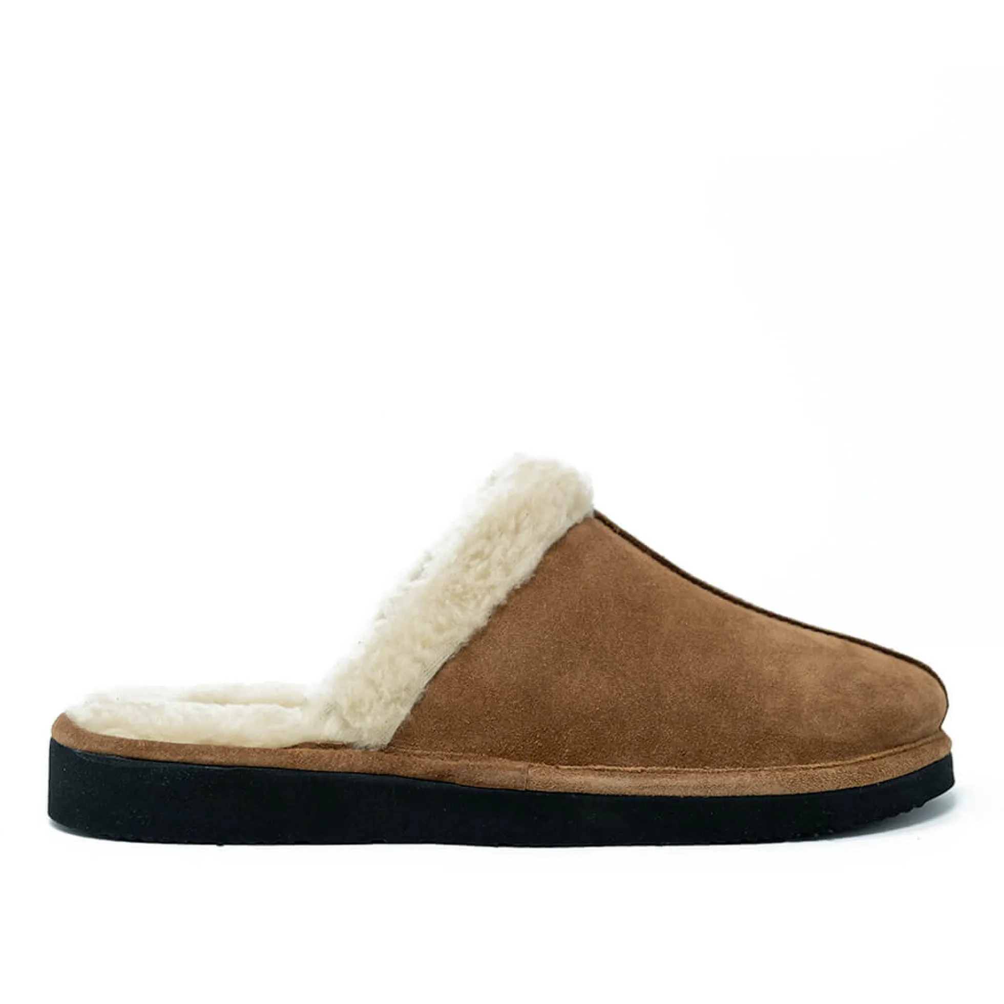 Walk London Leyton Slipper Tan Suede New