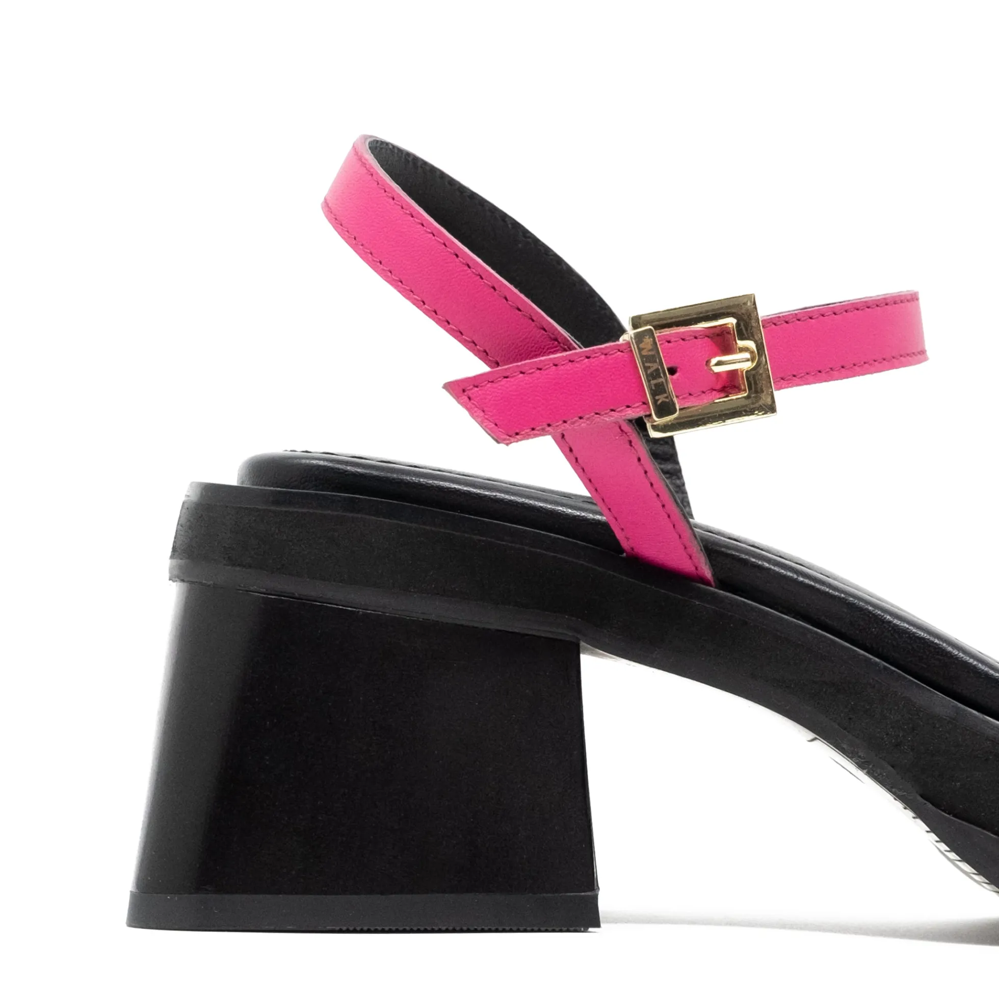 Walk London Lily Ankle Strap Heel Sandal Pink Discount
