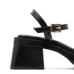Walk London Lily Ankle Strap Heel Sandal Black Cheap