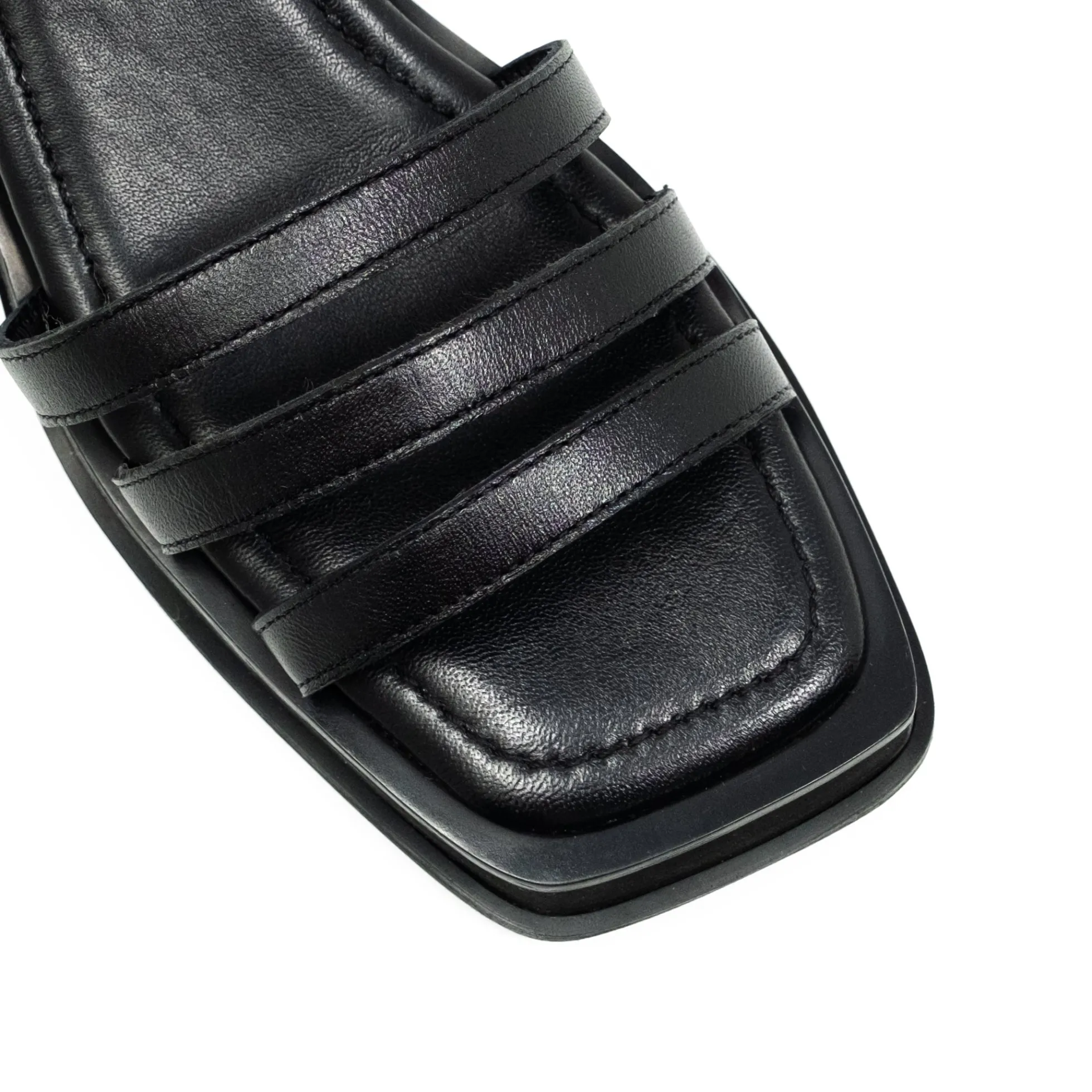 Walk London Lily Ankle Strap Heel Sandal Black Cheap