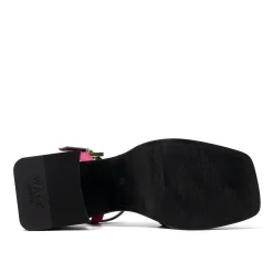 Walk London Lily Ankle Strap Heel Sandal Pink Discount