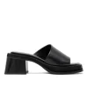 Walk London Lily Mule Heel Sandal Black Best Sale