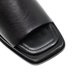 Walk London Lily Mule Heel Sandal Black Best Sale