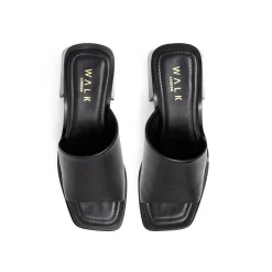 Walk London Lily Mule Heel Sandal Black Best Sale