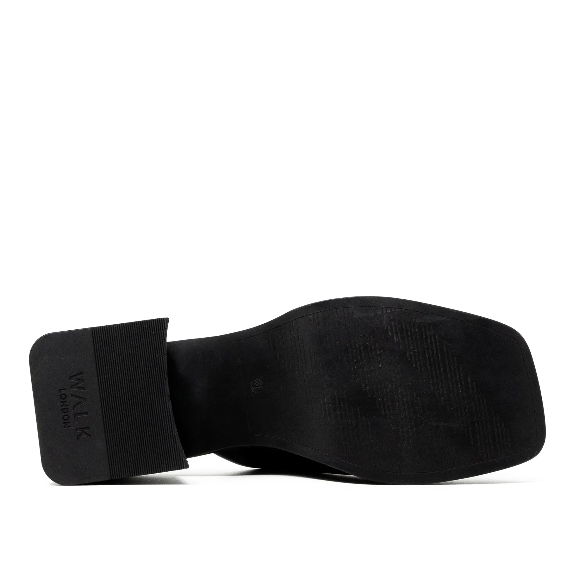 Walk London Lily Mule Heel Sandal Black Best Sale