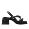 Walk London Lily Padded Heel Sandal Black Sale