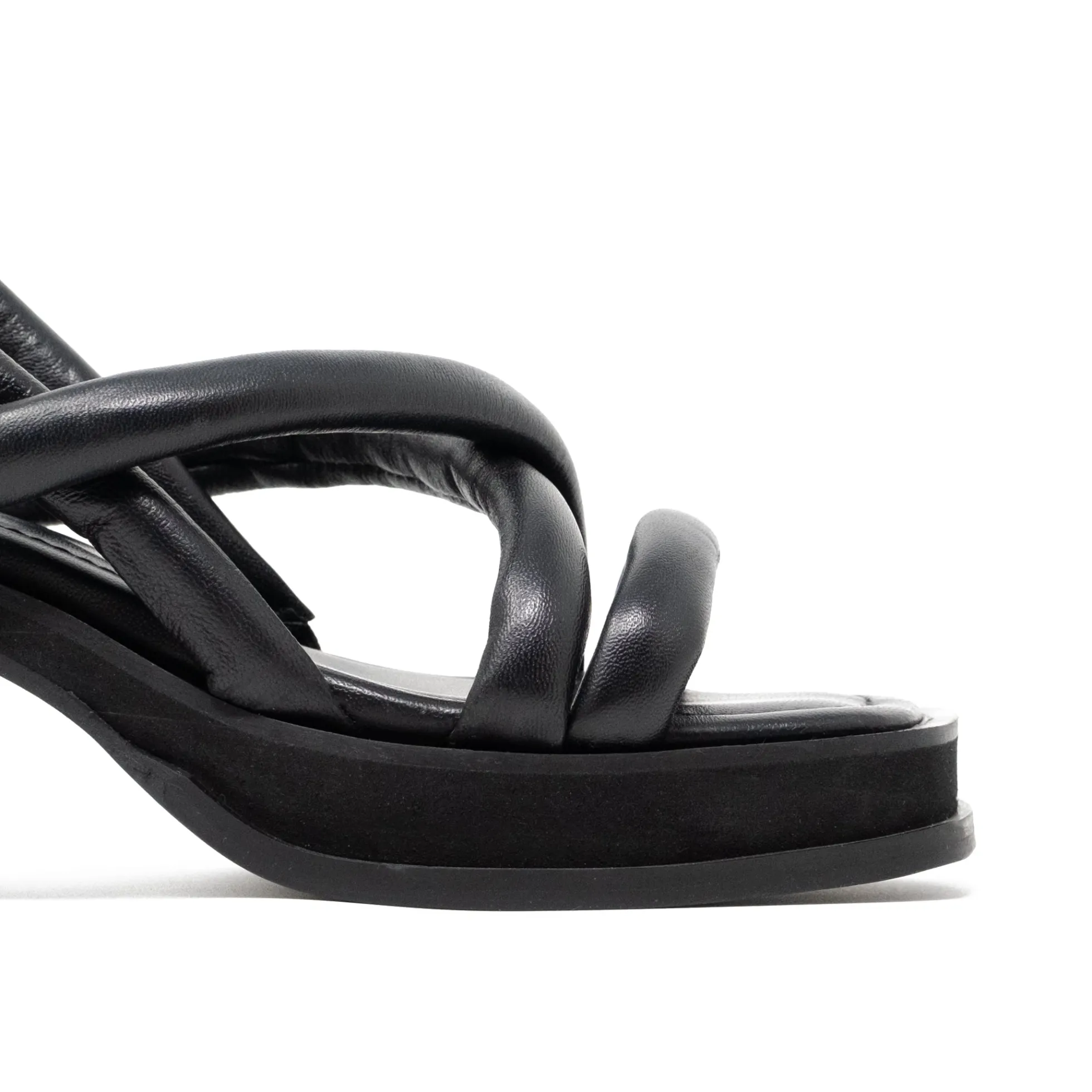 Walk London Lily Padded Heel Sandal Black Sale