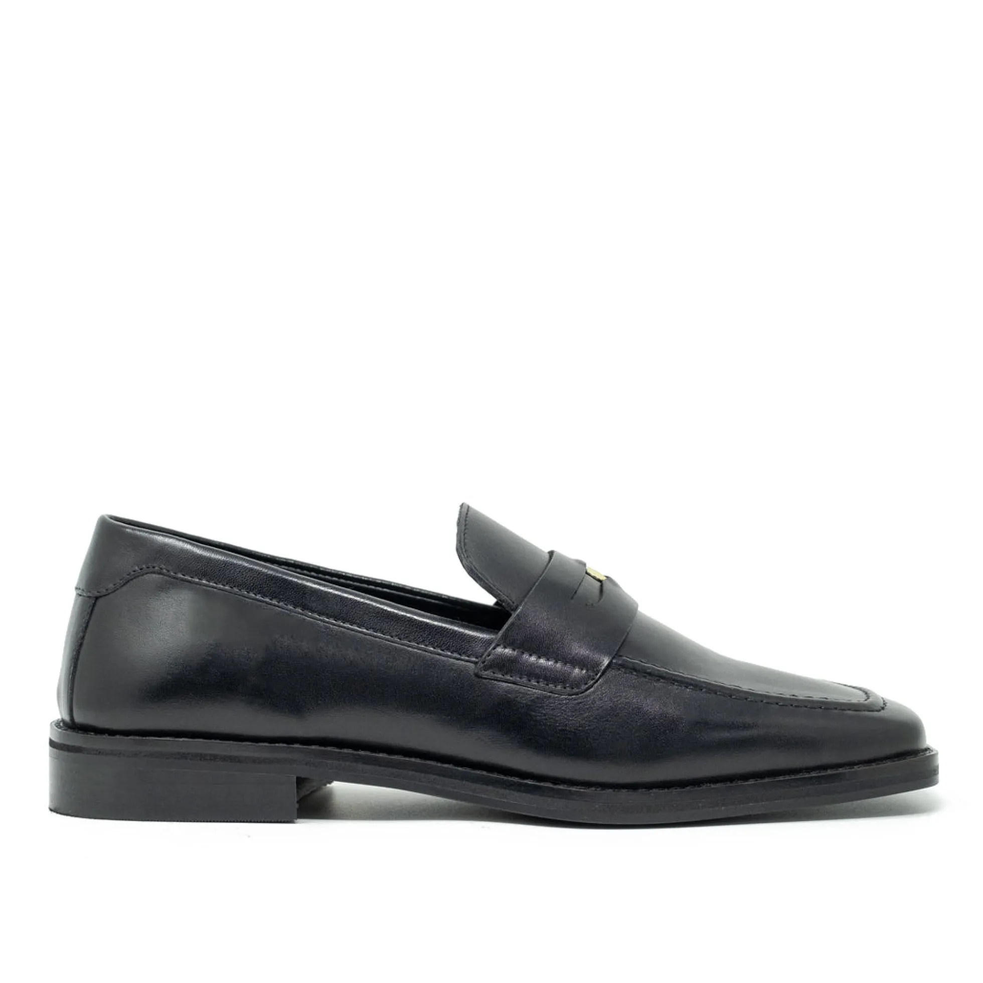 Walk London Luther Penny Loafer Black Cheap