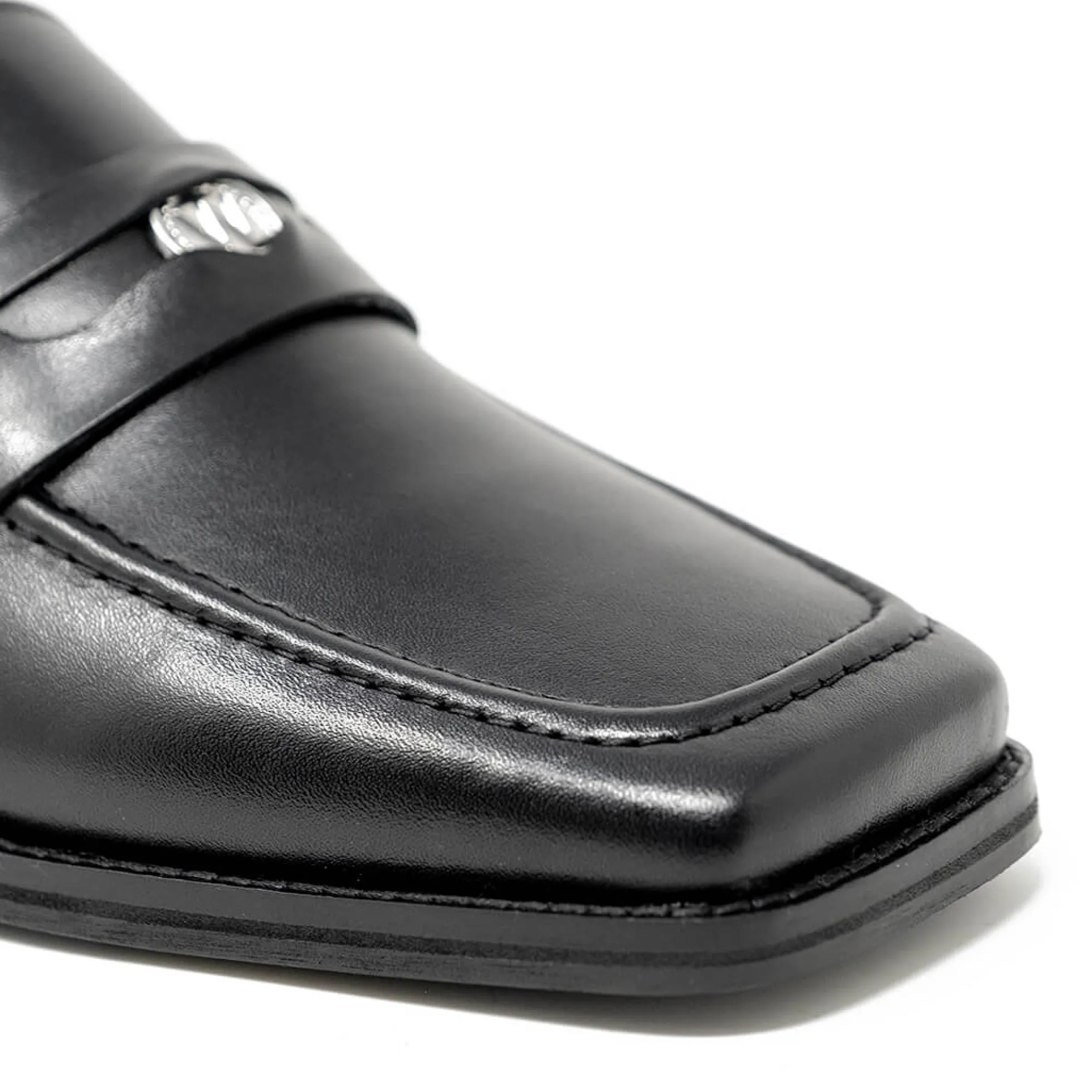 Walk London Luther Penny Loafer Black Cheap