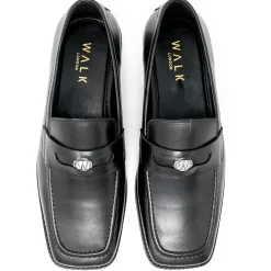 Walk London Luther Penny Loafer Black Cheap