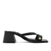 Walk London Maisy Toe Post Heel Sandal Black Best Sale