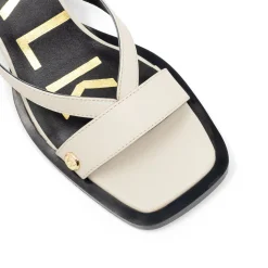 Walk London Maisy Toe Post Heel Sandal Off White Store