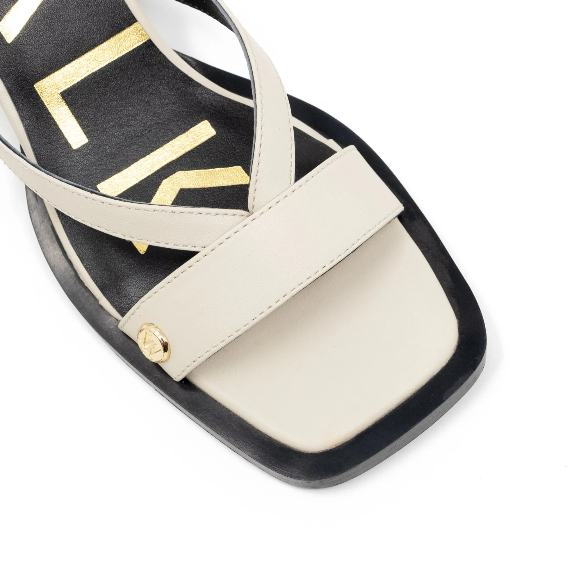 Walk London Maisy Toe Post Heel Sandal Off White Online