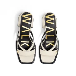 Walk London Maisy Toe Post Heel Sandal Off White Online