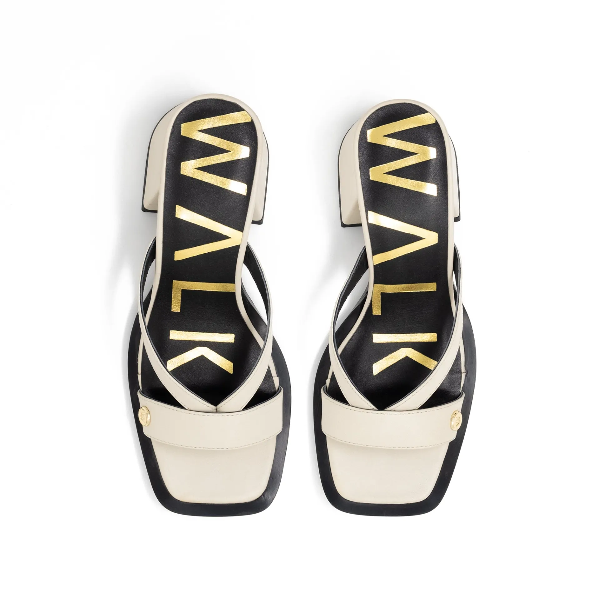 Walk London Maisy Toe Post Heel Sandal Off White Store