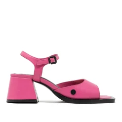 Walk London Maisy Two Part Heel Sandal Pink New