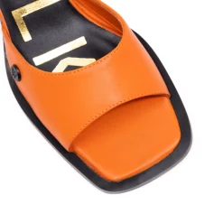 Walk London Maisy Two Part Heel Sandal Orange Best