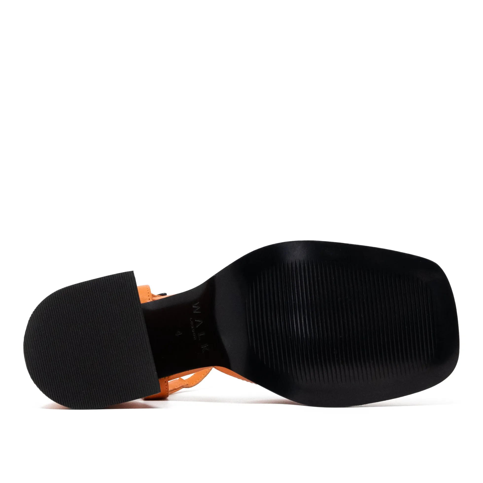 Walk London Maisy Two Part Heel Sandal Orange Best