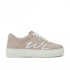 Walk London Malibu Sneaker Lotus Pink Suede Cheap