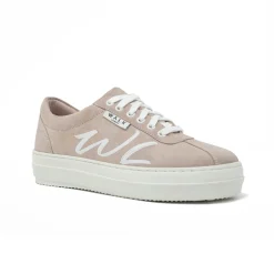 Walk London Malibu Sneaker Lotus Pink Suede Fashion