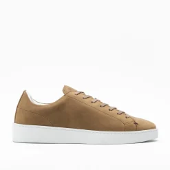 Walk London Marco Trainer Tan Nubuck Discount