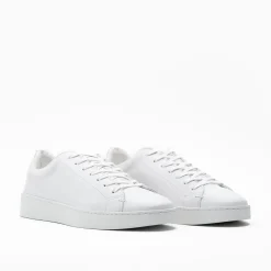 Walk London Marco Trainer White Leather Fashion