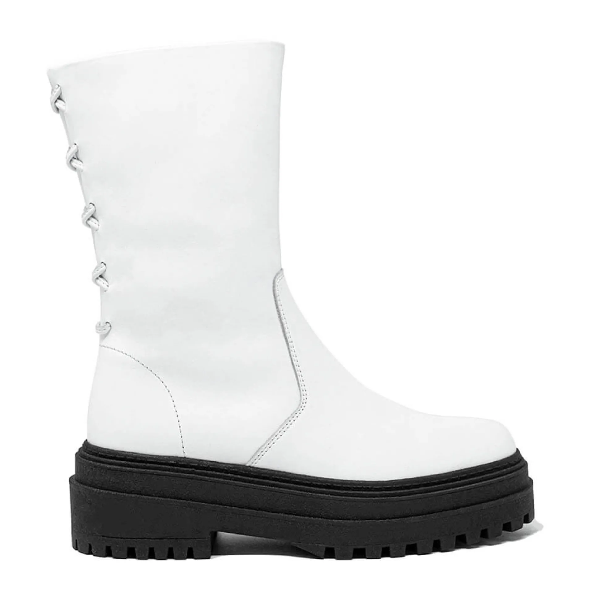 Walk London Margot Boot White Leather Clearance