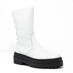 Walk London Margot Boot White Leather Clearance