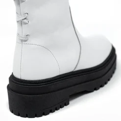 Walk London Margot Boot White Leather Flash Sale