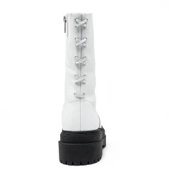 Walk London Margot Boot White Leather Clearance