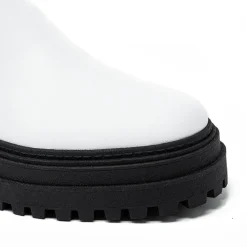 Walk London Margot Boot White Leather Clearance