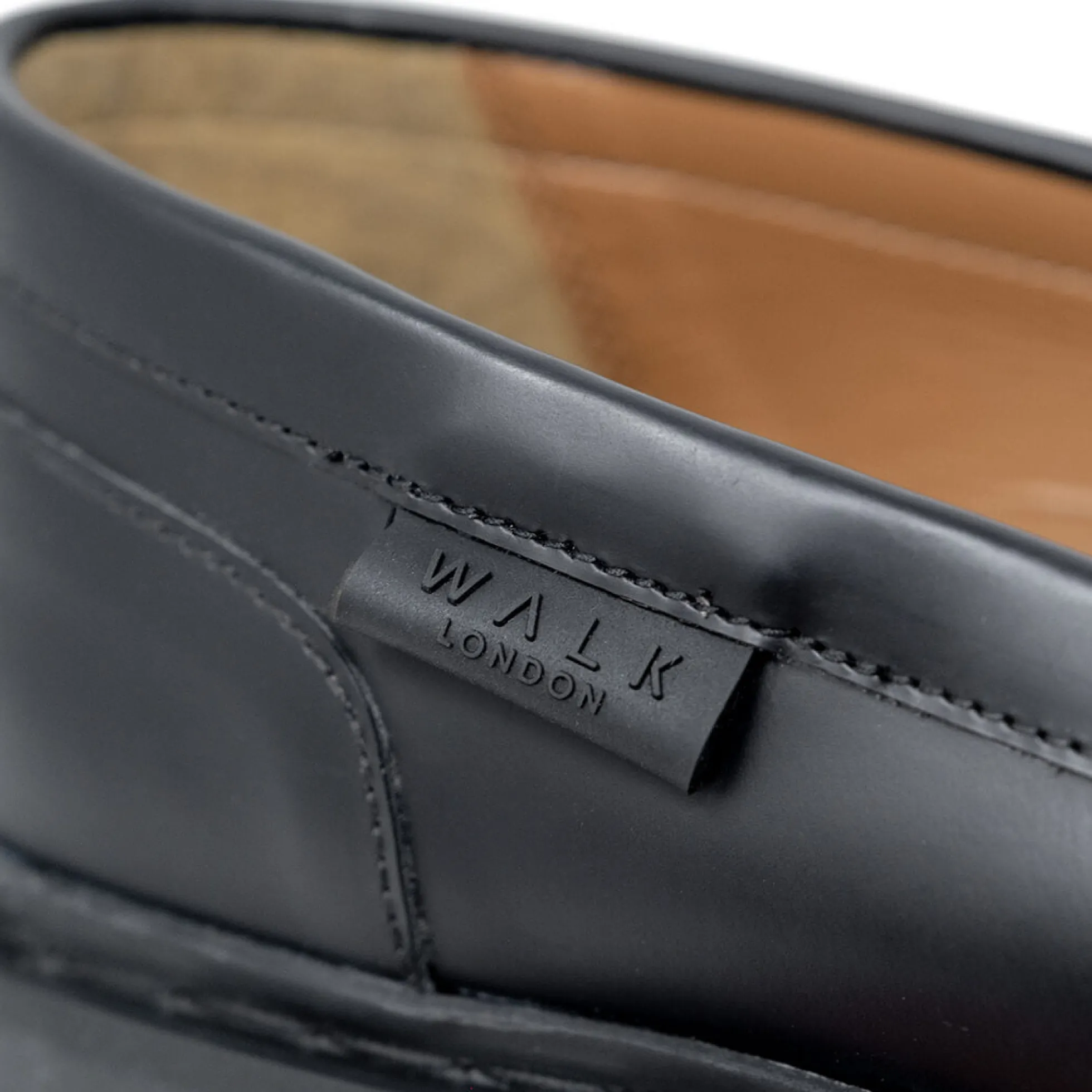 Walk London Milano Chain Loafer Black Best Sale