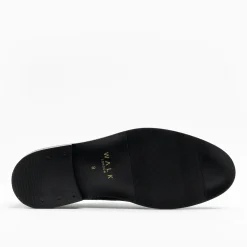 Walk London Oliver Brogue Shoe Black Leather Flash Sale