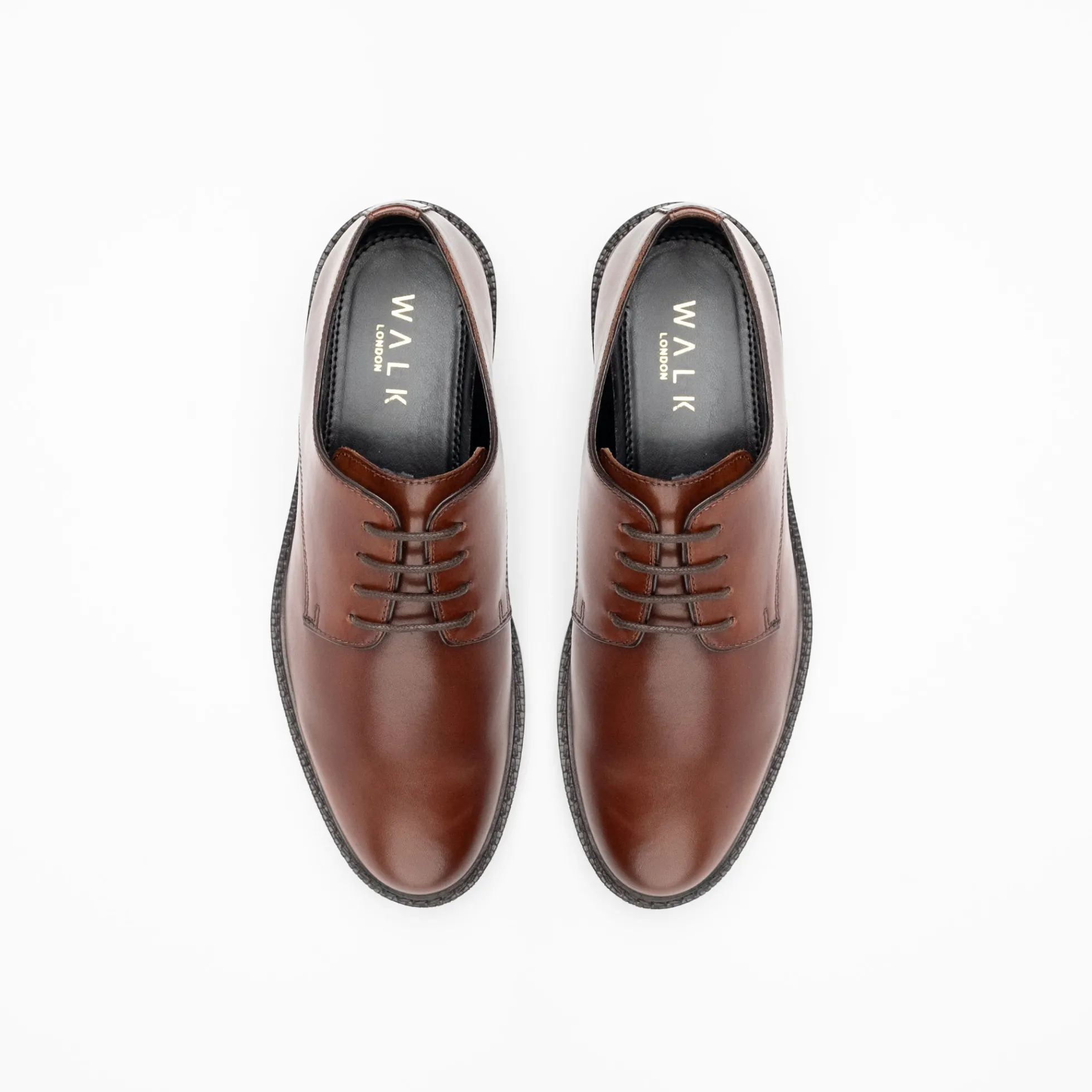 Walk London Oliver Derby Shoes Brown Fashion